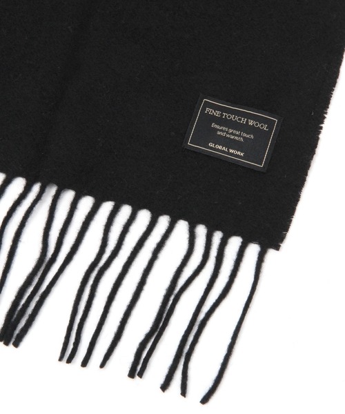 GLOBAL WORK（グローバルワーク）の「ファインタッチ／ウールマフラー/295039（マフラー・メンズ・ブラック/ライトグレー/ダークブラウン/ネイビー/ベージュ/ブルー/チャコールグレー/ブルー系その他7/ブラウン/ダークブルー・FREE）」の11枚目の写真