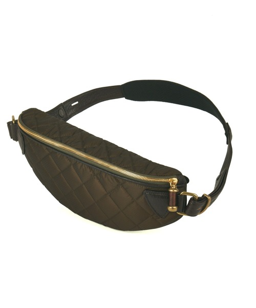 TOFF&LOADSTONE（トフアンドロードストーン）の「クロスボディバッグ リップストップキルト（ショルダーバッグ・メンズ・ブラック/カーキ・FREE）」の2枚目の写真