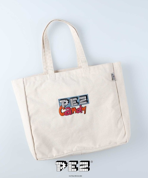 Right-on（ライトオン）の「【PEZ】ペッツキャンバストート（その他雑貨・メンズ・オフホワイト/ホワイト・ONE SIZE）」の8枚目の写真