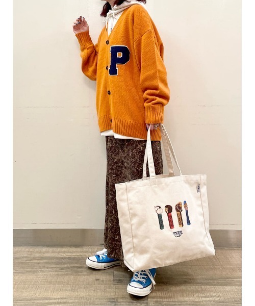 Right-on（ライトオン）の「【PEZ】ペッツキャンバストート（その他雑貨・メンズ・オフホワイト/ホワイト・ONE SIZE）」の16枚目の写真