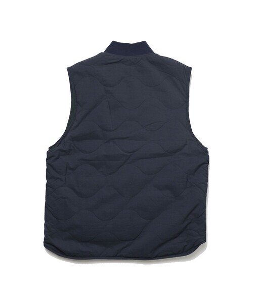 00s oldgap リバーシブル キルティングベスト ワンフォークロージング 1111clothing ◇ファー×キルティング