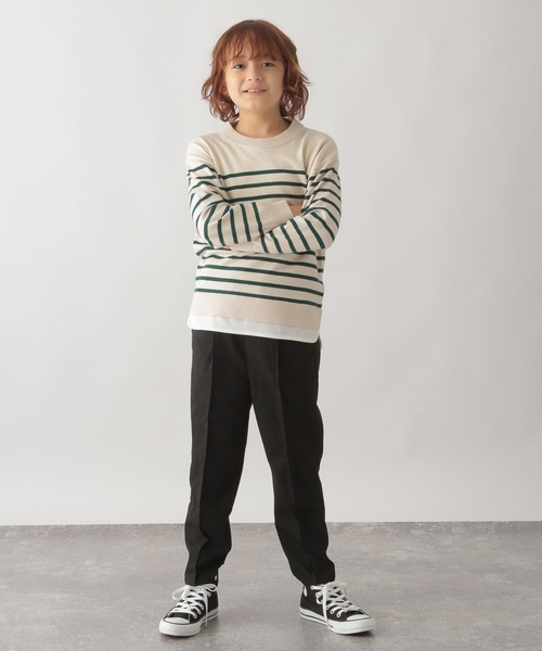 GLOBAL WORK（グローバルワーク）の「サマ楽起毛テーパード/295015（その他パンツ・キッズ・ブラウン/ブルー/グリーン/その他/ブラック・130cm/160cm/110cm/120cm/100cm/140cm/150cm）」の20枚目の写真