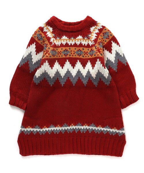 セール】ノルディックニットワンピース（ワンピース）｜BREEZE