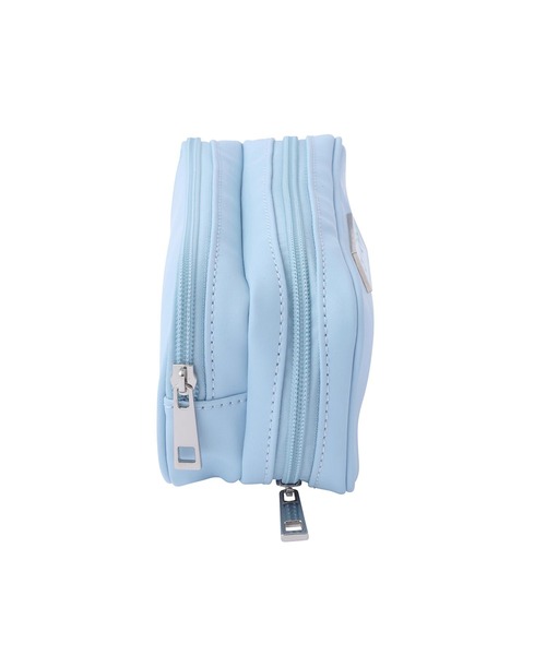 X-girl（エックスガール）の「MULTI CASE（ポーチ・レディース・ライトブルー/ブラック/オフホワイト・ONE SIZE）」の6枚目の写真