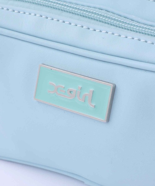 X-girl（エックスガール）の「MULTI CASE（ポーチ・レディース・ライトブルー/ブラック/オフホワイト・ONE SIZE）」の8枚目の写真