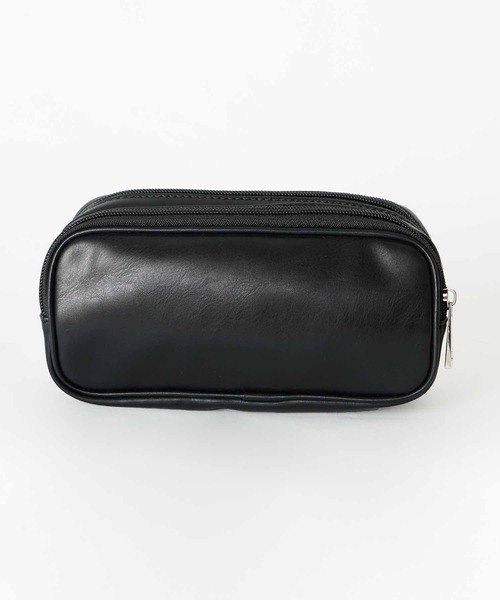 X-girl（エックスガール）の「MULTI CASE（ポーチ・レディース・ライトブルー/ブラック/オフホワイト・ONE SIZE）」の12枚目の写真