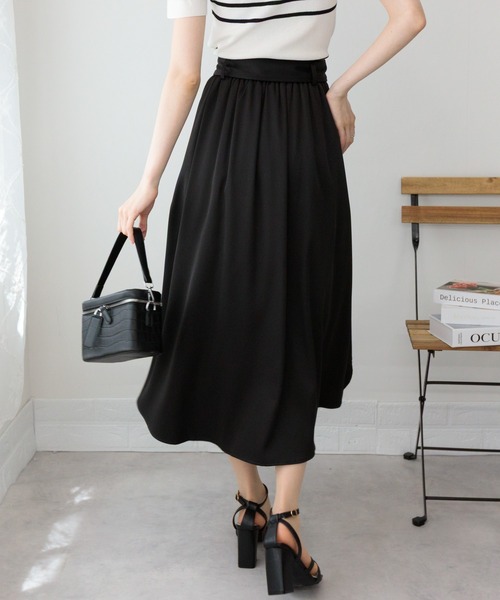 【美品】マージ　MARGE スカート　チュール　黒 MARGE(マージ)のPleated tulle wrap skirt通販 | 集英社HAPPY