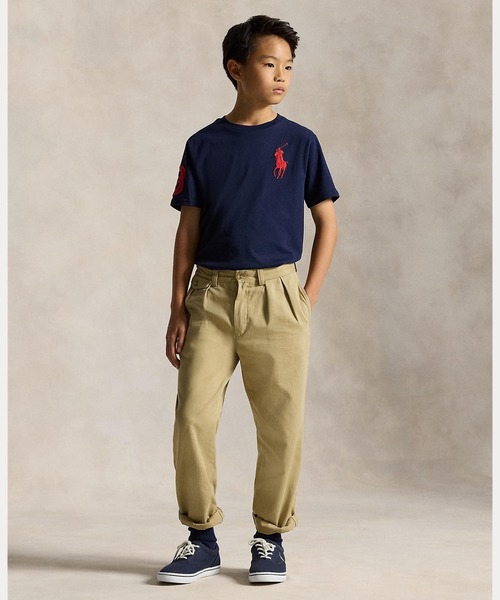 POLO RALPH LAUREN CHILDRENSWEAR（ポロ ラルフ ローレン チルドレンズウェア）の「Big Pony コットン ジャージー Tシャツ（Tシャツ/カットソー・キッズ・ネイビー系1・L/M/S/XL）」の7枚目の写真