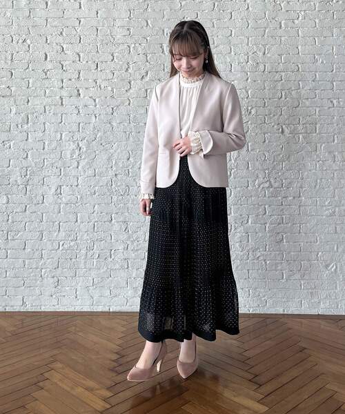 couture brooch(クチュールブローチ)の「◆【着映えデザイン!前後2WAY】エンブロレースブラウス(シャツ/ブラウス・レディース・アイボリー/ベビーピンク/ライトグレー/ネイビー・38/40/42)」の21枚目の写真