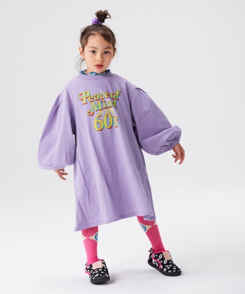 Life Support Products(ライフサポートプロダクツ)の「ナガソデプリントワンピース(90~150cm)(ワンピース・キッズ・レッド/ホワイト/ラベンダー/チャコール・90/100/110/120/130/140/150)」の4枚目の写真