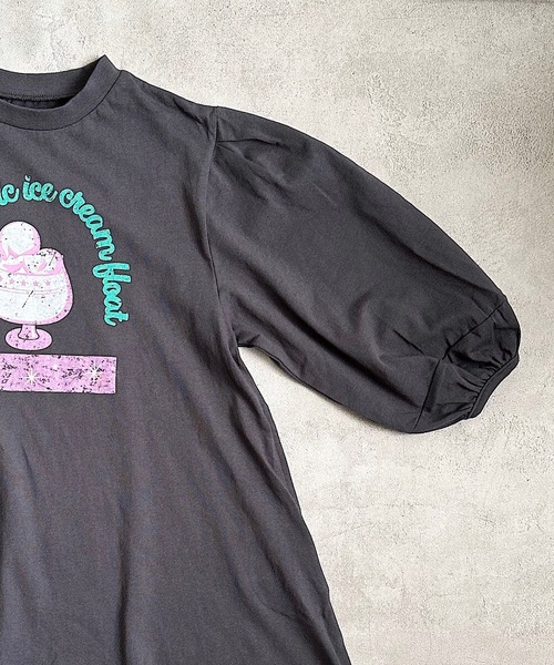 Life Support Products(ライフサポートプロダクツ)の「ナガソデプリントワンピース(90~150cm)(ワンピース・キッズ・レッド/ホワイト/ラベンダー/チャコール・90/100/110/120/130/140/150)」の6枚目の写真