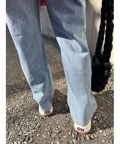 WC（ダブル シー）の「ハートライン刺繍デニムパンツ（デニムパンツ・レディース・ブルー・FREE）」の21枚目の写真