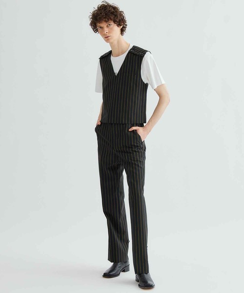 LITTLEBIG（リトルビッグ）の「【LITTLEBIG/リトルビック】Pullover Vest（ベスト・メンズ・パープル/ブラック・44）」の3枚目の写真