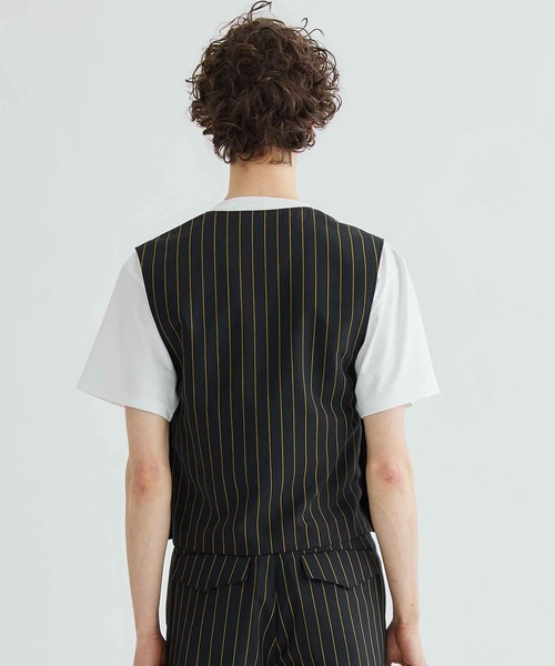 LITTLEBIG（リトルビッグ）の「【LITTLEBIG/リトルビック】Pullover Vest（ベスト・メンズ・パープル/ブラック・44）」の6枚目の写真