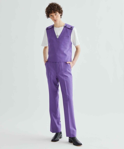 LITTLEBIG（リトルビッグ）の「【LITTLEBIG/リトルビック】Pullover Vest（ベスト・メンズ・パープル/ブラック・44）」の11枚目の写真