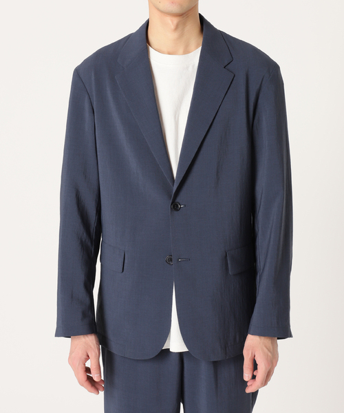 JOURNAL STANDARD（ジャーナルスタンダード）の「【EVALET / エバレット】 ストレッチ 2ボタンジャケット（テーラードジャケット・メンズ・ベージュ/ダークブルー/グレー・MEDIUM/SMALL/LARGE）」の4枚目の写真