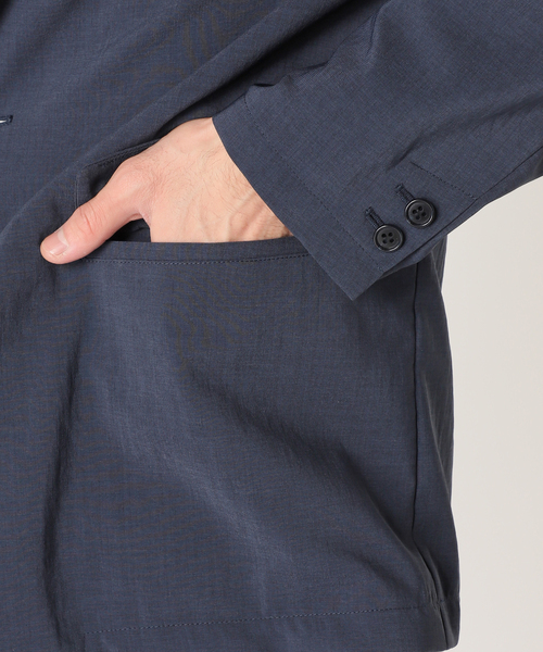 JOURNAL STANDARD（ジャーナルスタンダード）の「【EVALET / エバレット】 ストレッチ 2ボタンジャケット（テーラードジャケット・メンズ・ベージュ/ダークブルー/グレー・MEDIUM/SMALL/LARGE）」の14枚目の写真