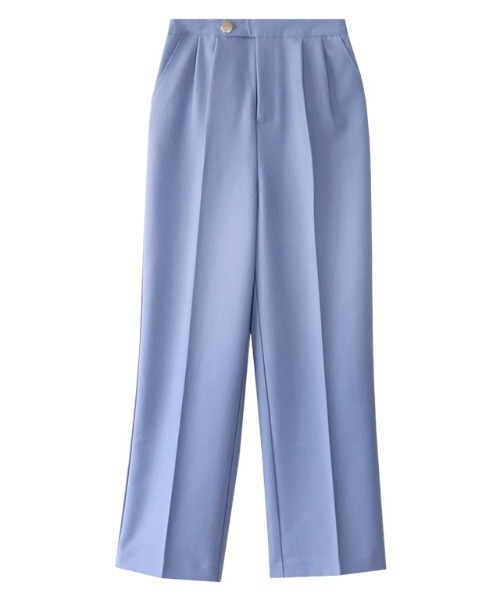 Pierrot（ピエロ）の「ボタンデザインタックパンツ（スラックス・レディース・ブラック/ブルー系その他/オフホワイト・M/L）」の17枚目の写真