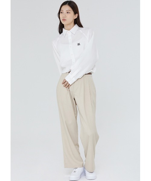 ROMANTIC CROWN(ロマンティッククラウン)の「A'GEM/9 × .kom『ROMANTIC CROWN/ロマンティッククラウン』RAGLAN SLIT SHIRT/ラグランスリット 長袖シャツ(シャツ/ブラウス・メンズ・ライトブルー/ホワイト/ブラック・M)」の7枚目の写真