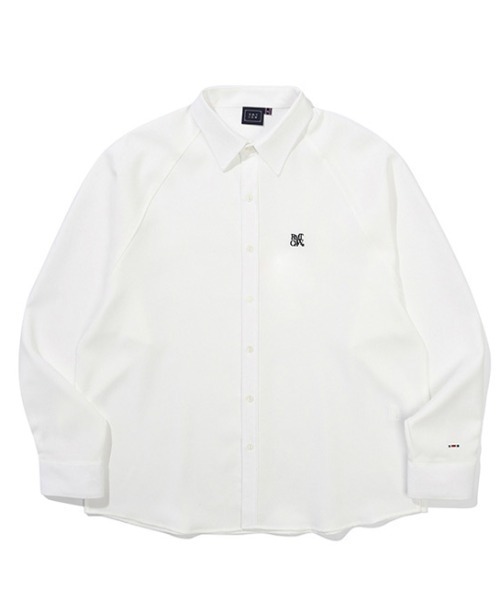 ROMANTIC CROWN(ロマンティッククラウン)の「A'GEM/9 × .kom『ROMANTIC CROWN/ロマンティッククラウン』RAGLAN SLIT SHIRT/ラグランスリット 長袖シャツ(シャツ/ブラウス・メンズ・ライトブルー/ホワイト/ブラック・M)」の13枚目の写真