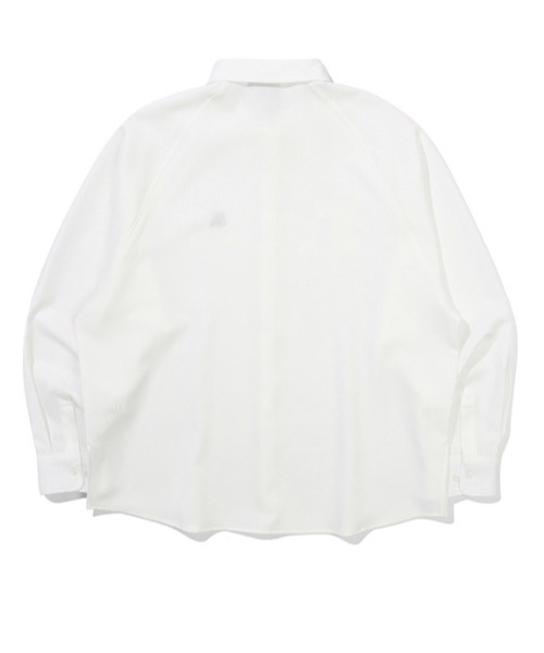 ROMANTIC CROWN(ロマンティッククラウン)の「A'GEM/9 × .kom『ROMANTIC CROWN/ロマンティッククラウン』RAGLAN SLIT SHIRT/ラグランスリット 長袖シャツ(シャツ/ブラウス・メンズ・ライトブルー/ホワイト/ブラック・M)」の14枚目の写真