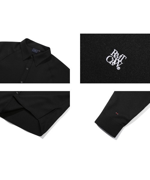 ROMANTIC CROWN(ロマンティッククラウン)の「A'GEM/9 × .kom『ROMANTIC CROWN/ロマンティッククラウン』RAGLAN SLIT SHIRT/ラグランスリット 長袖シャツ(シャツ/ブラウス・メンズ・ライトブルー/ホワイト/ブラック・M)」の19枚目の写真