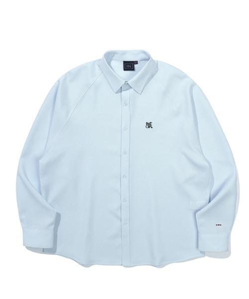 ROMANTIC CROWN(ロマンティッククラウン)の「A'GEM/9 × .kom『ROMANTIC CROWN/ロマンティッククラウン』RAGLAN SLIT SHIRT/ラグランスリット 長袖シャツ(シャツ/ブラウス・メンズ・ライトブルー/ホワイト/ブラック・M)」の21枚目の写真