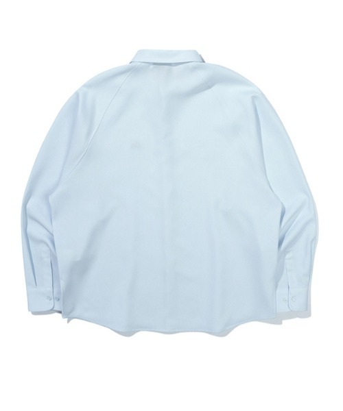 ROMANTIC CROWN(ロマンティッククラウン)の「A'GEM/9 × .kom『ROMANTIC CROWN/ロマンティッククラウン』RAGLAN SLIT SHIRT/ラグランスリット 長袖シャツ(シャツ/ブラウス・メンズ・ライトブルー/ホワイト/ブラック・M)」の22枚目の写真