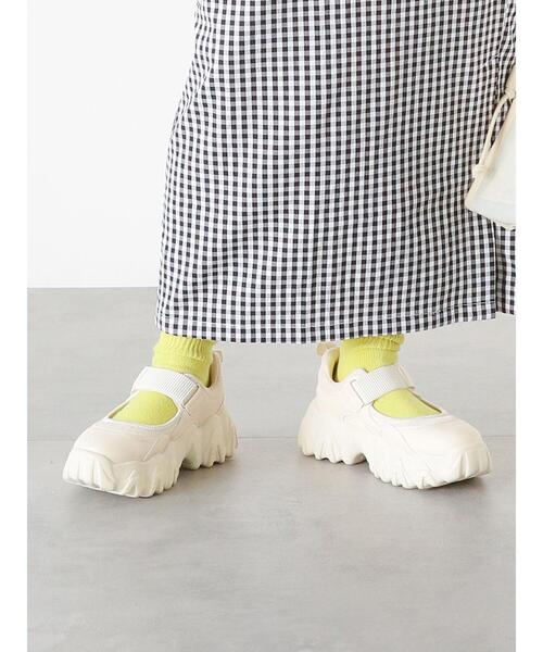 ehka sopo(エヘカソポ)の「オープンダッドスニーカー(ドレスシューズ・レディース・ブラック/グレー/オフホワイト・MEDIUM/LARGE)」の18枚目の写真