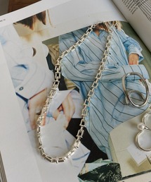 スクエアチェーンネックレス