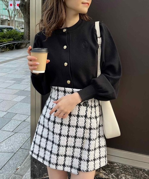 エンブレム刺繍金ボタンカーディガン 2023SS（カーディガン/ボレロ