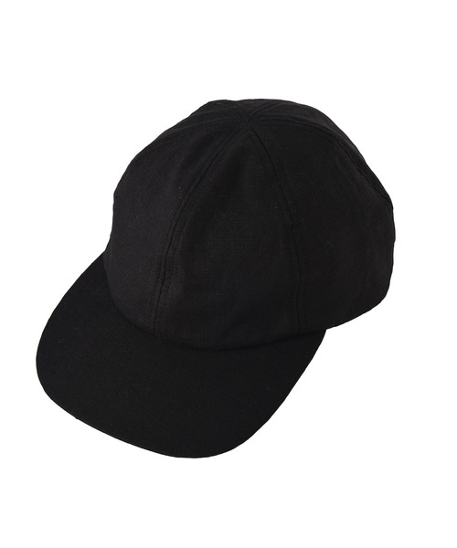 AKTE(アクテ)の「リネンキャップ(キャップ・レディース・アイボリー/ブラック・FREE)」の1枚目の写真