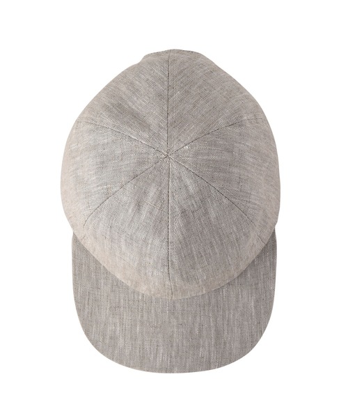 AKTE(アクテ)の「リネンキャップ(キャップ・レディース・アイボリー/ブラック・FREE)」の3枚目の写真