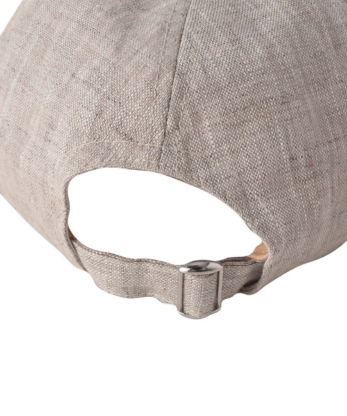 AKTE(アクテ)の「リネンキャップ(キャップ・レディース・アイボリー/ブラック・FREE)」の7枚目の写真