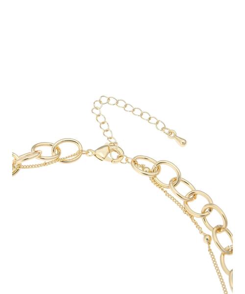 Te chichi（テチチ）の「メタルチェーン2連ネックレス（ネックレス・レディース・ゴールド・ﾌﾘ-）」の5枚目の写真