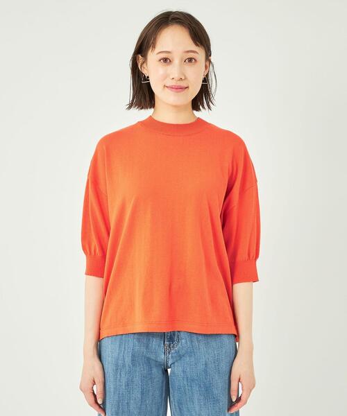 美品◯MEYAME コットン ニットT 長袖 グリーン MEYAME メヤメ 「COTTON KNIT TEE」 - WEEKENDER SHOP ANDEL