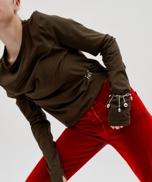 igi(イジ)の「drop charm bracelet/ドロップチャームブレスレット(ブレスレット・レディース・シルバー/ホワイト・FREE)」の7枚目の写真