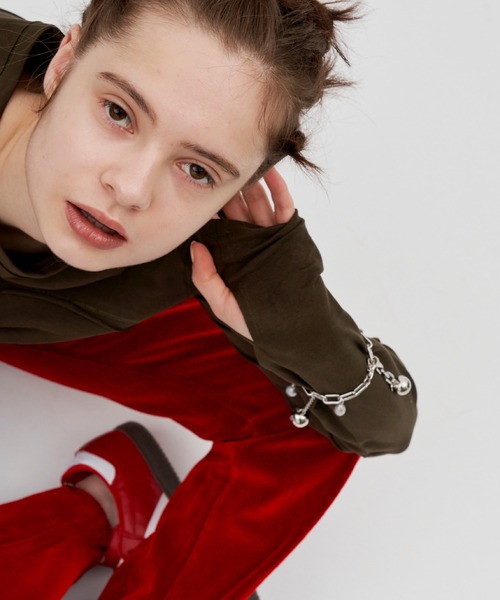 igi(イジ)の「drop charm bracelet/ドロップチャームブレスレット(ブレスレット・レディース・シルバー/ホワイト・FREE)」の21枚目の写真