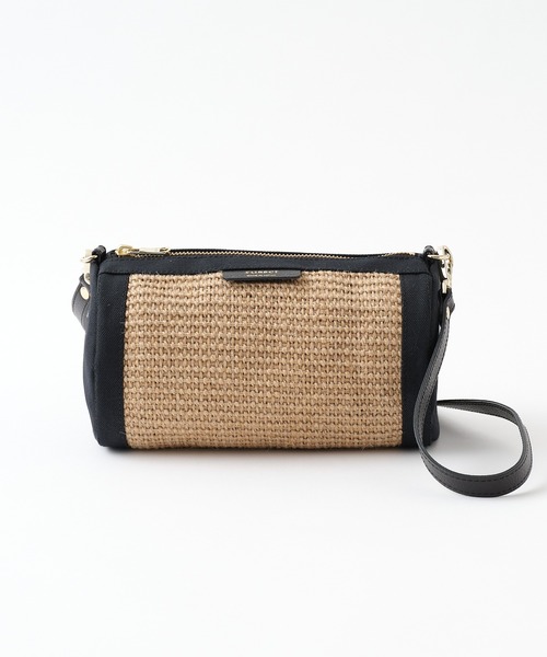 russet（ラシット）の「【2023SS新作】ジュートコンビショルダーバッグ(CE-1072)（ショルダーバッグ・レディース・ブラック/グレー・FREE）」の3枚目の写真