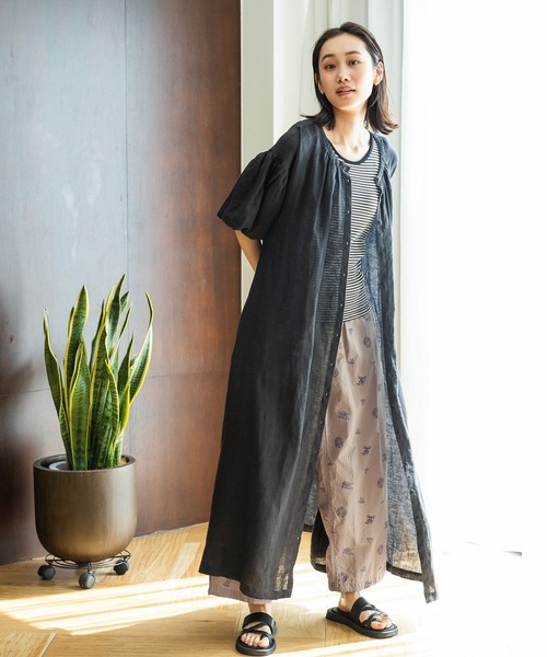 niko and...(ニコアンド)の「【Chill Pants】ドライチルイージー柄パンツ(その他パンツ・レディース・チャコール/ベージュ/ネイビー・FREE)」の18枚目の写真