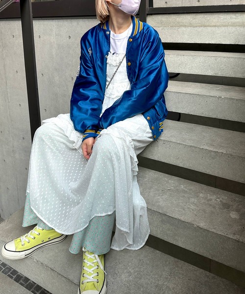 Alley by w closet(アリーバイダブルクローゼット)の「【セットアップ対応/Alley】ワッフル小花プリントフレアパンツ(その他パンツ・レディース・イエロー/オフホワイト/ミント・FREE)」の19枚目の写真