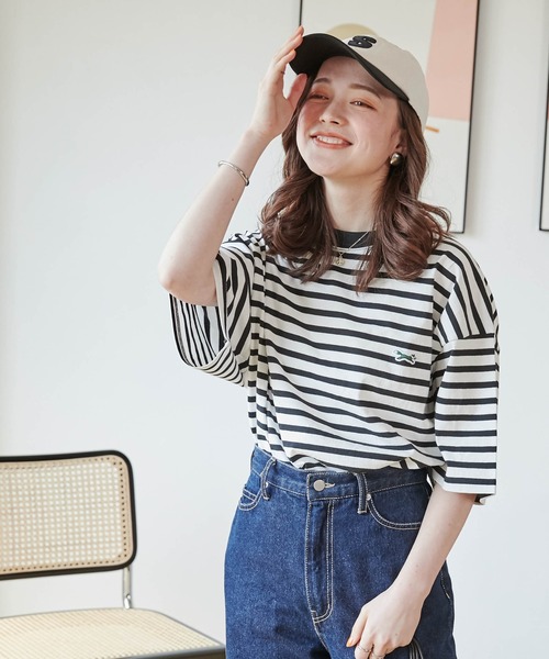 PENNEYS（ぺニーズ）の「∴WEGO/【WEB限定】Penneys別注BIGTシャツ（Tシャツ/カットソー・メンズ・ホワイト/サックスブルー/ホワイト系その他5/グレー系その他・MEDIUM/LARGE）」の6枚目の写真