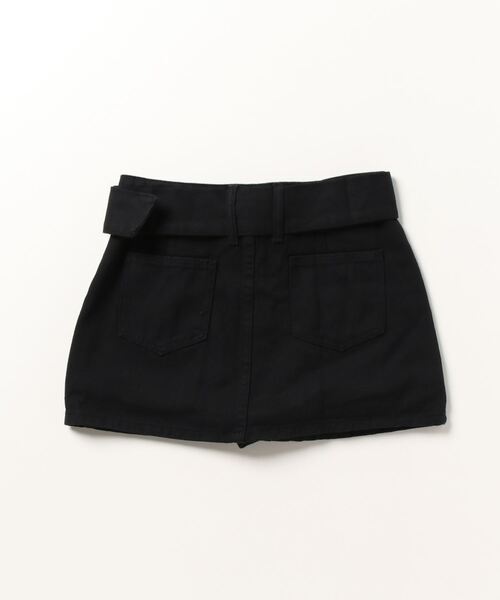 gossip!ロサンゼルス(ゴシップロサンゼルス)の「ビッグベルトミニスカート風キュロット(その他パンツ・レディース・ブラック/ブルー・FREE)」の8枚目の写真