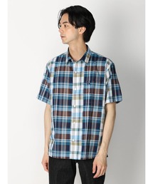 ランダムチェック半袖シャツ