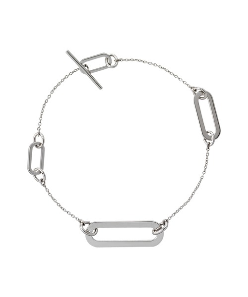 TAKE-UP（テイクアップ）の「【ZOZO限定】スターリングシルバー　マンテルブレスレット（ブレスレット・レディース・ホワイトゴールド・FREE）」の2枚目の写真