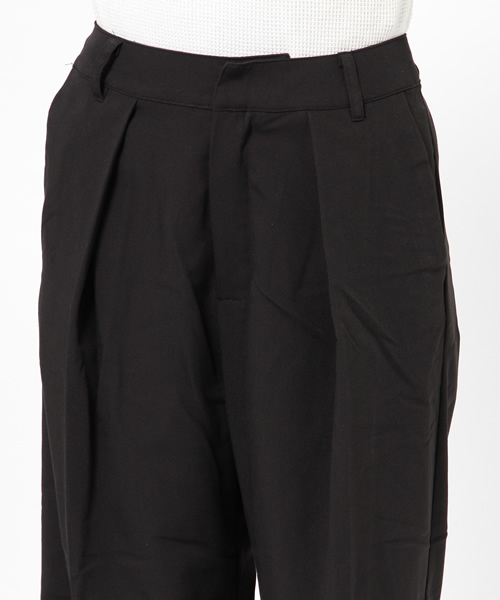 CIAOPANIC（チャオパニック）の「【Ciaopanic】　BigワイドタックPT-2（その他パンツ・レディース・ブラック/グレー・FREE）」の7枚目の写真