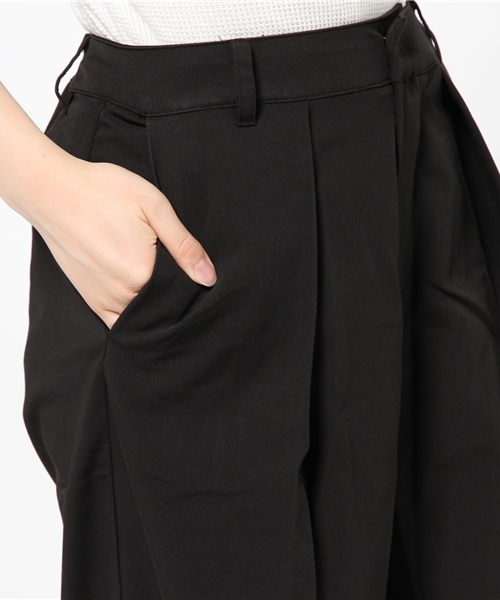 CIAOPANIC（チャオパニック）の「【Ciaopanic】　BigワイドタックPT-2（その他パンツ・レディース・ブラック/グレー・FREE）」の9枚目の写真