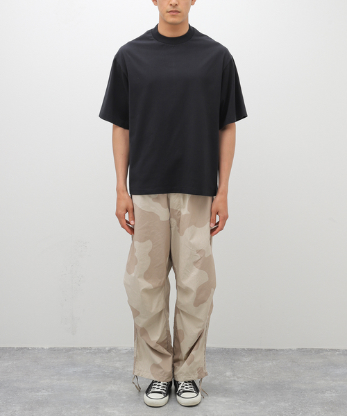 キャプテン サンシャイン Suvin Supima Tube Tee Light Kaptain Sunshine Suvin Supima Tube Tee Light - Black