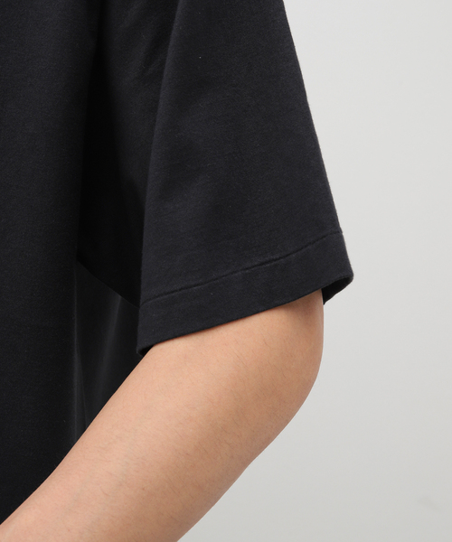 Kaptain Sunshine（キャプテン サンシャイン）の「【KAPTAIN SUNSHINE / キャプテンサンシャイン】Suvin Supima Tube Tee Light（Tシャツ/カットソー・メンズ・ブラック/ホワイト・40/38）」の5枚目の写真