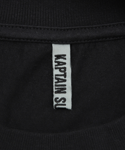 Kaptain Sunshine（キャプテン サンシャイン）の「【KAPTAIN SUNSHINE / キャプテンサンシャイン】Suvin Supima Tube Tee Light（Tシャツ/カットソー・メンズ・ブラック/ホワイト・40/38）」の11枚目の写真